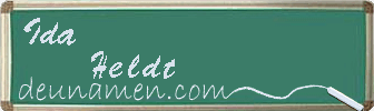 Ida Heldt Visitenkarte